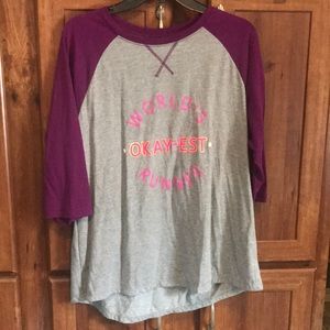 Worlds okayest runner shirt